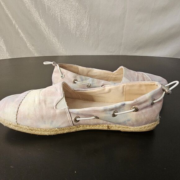Nautica Tie Dye Rudder Espadrille Flats Women’s Size 8 Pink - Picture 3 of 11